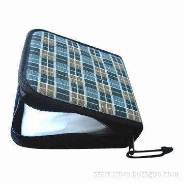 Nylon CD Bag with Zipper Closer, Customer's Logo Can be Printed